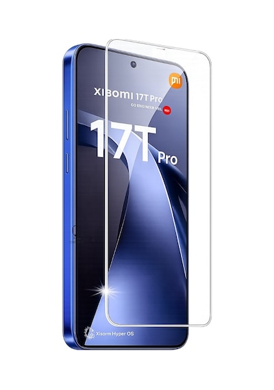 Xiaomi Mi 17t Pro İle Uyumlu Karbon Tasarım Silikon Telefon Kılıfı Ve Temperli Cam Ekran Koruyucu Siyah