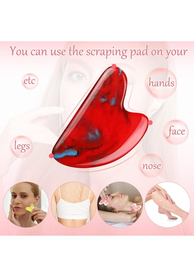 16 Adet Gua Sha Yüz Aletleri, Guasha Aracı Yüz Gua Sha Taş Yüz Şekillendirme Aracı Guasha Aracı Yüz Masaj Aletleri Vücut Spa Akupunktur İçin Yüz Masajı Kas Gerginliğini Gidermek Şişlik