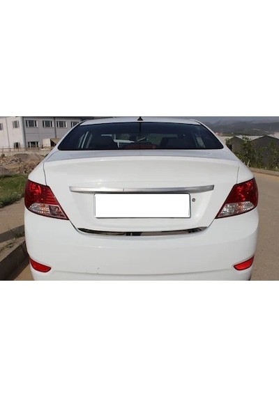Hyundai Accent Blue Krom Bagaj Alt Çıtası 2011 Üzeri P. Çelik N11.2459