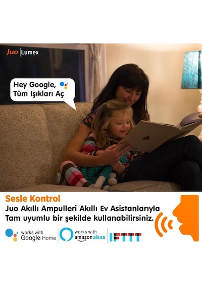 Juo Lumex Akıllı Ampul 11w Led Rgb Wifi & Bluetooth Diğer