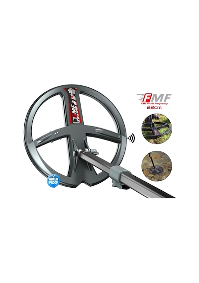 Xp Deus 2 Dedektör Ana Ünite, Bh-01 Kemik İletimli Kulaklık Ve 22cm Fmf Başlık İle