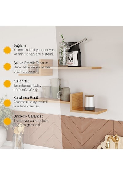 Mykanos Dekoratif Duvar Rafı Çok Amaçlı Kitaplık Rafı Salon Mutfak Banyo Çalışma Odası Duvara Monte Raf Atlantik Çam Mykanos Dekoratif Duvar Rafı Çok Amaçlı Kitaplık Rafı Salon Mutfak Banyo Çalışma Odası Duvara Monte Raf Atlantik Çam