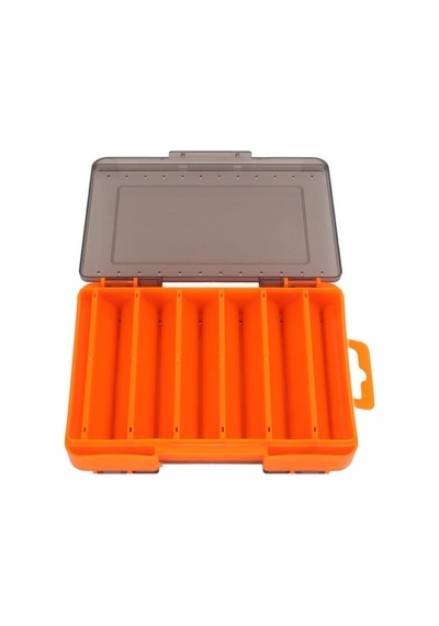 Captain 7218 Sahte Balık Kutusu 10 Gözlü 20x15x4.5cm - Orange