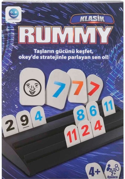 Mey İthalat Smile Games Klasik Rummy Kutu Oyunu S00004595