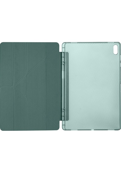Samsung Uyumlu Galaxy Tab S11 Ultra Kılıf Tri Folding Kalem Bölmeli Standlı Arka Kapak