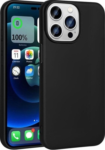 Apple Uyumlu iPhone 15 Pro Kılıf Zore Premier Silikon Kapak Siyah