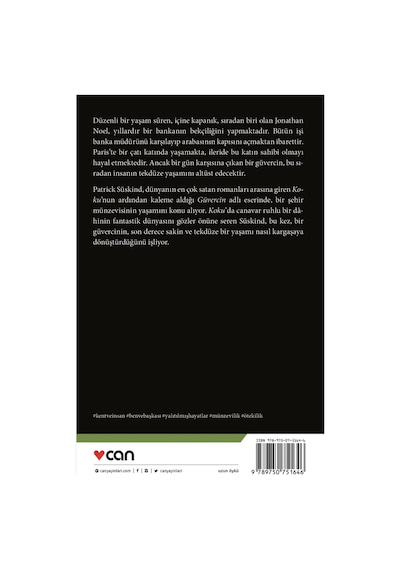 Güvercin - Patrick Süskind - Can Yayınları