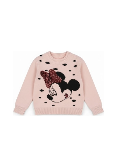 Minnie Kız Çocuk Kazak Pembe