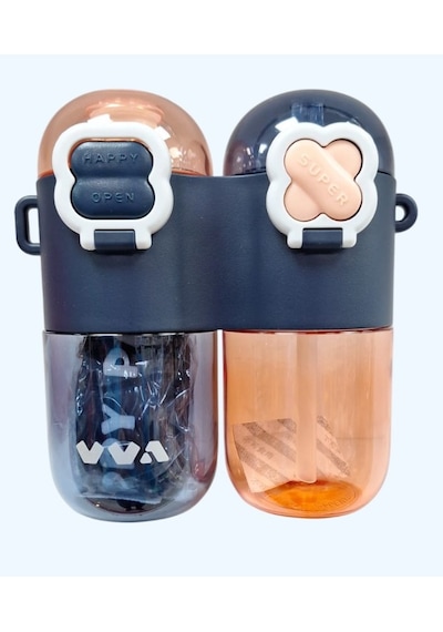 Vagonlife 800 Ml Matara Suluk Mavi - Pembe 2 Li