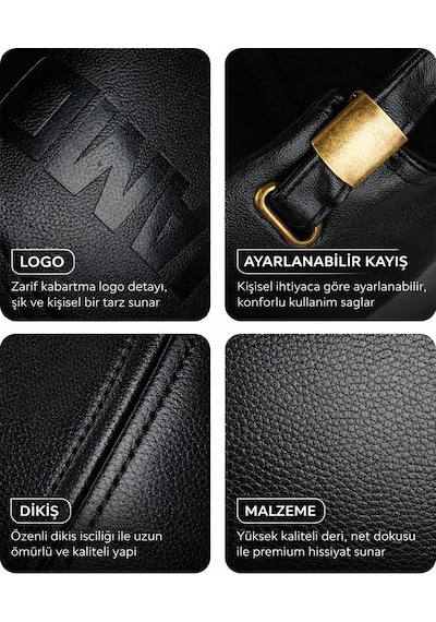 Valkyrie Erkek Siyah Deri Şapka Kavisli Siperlikli Ayarlanabilir Spor Günlük Baseball Cap