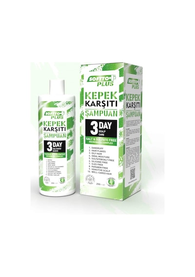 Softto Plus Kepek Karşıtı Şampuan 250 Ml Tüm Saçlar
