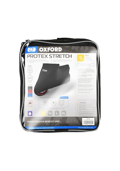 Oxford Motosiklet Protex Indoor Premium Stretch-fit Kilif Iç Mekan Medium Siyah Cv171