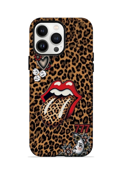Velvoria Valestra Lucky Leopar Apple iPhone Uyumlu 14 Pro Darbe Korumalı Kılıf Valestra Select - Lucky Leopar