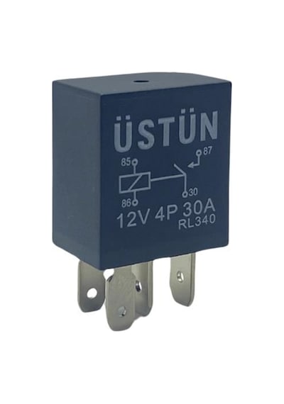 12v Röle 4 Uçlu 30 A Mikro 30-85-86-87