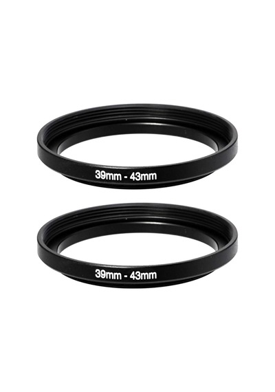 Ayex 39mm 43mm Step-up Ring Lens Filtre Adaptörü 39mm Lens İçin 43mm Filtre Dönüştürücü