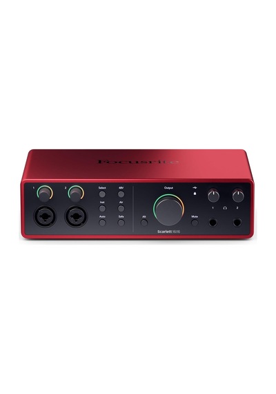 Focusrite Scarlett 16i16 4. Nesil Usb Ses Arayüzü, Şarkı Yazma, Müzik Prodüksiyonu, Kayıt Ve Podcasting İçin