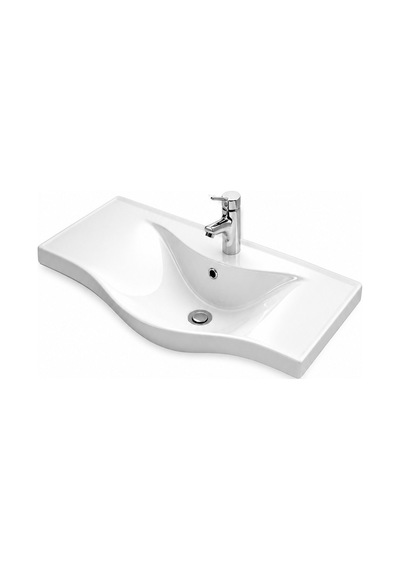 Etejerli Lavabo 90 Cm Basıc Esv-7090 Beyaz