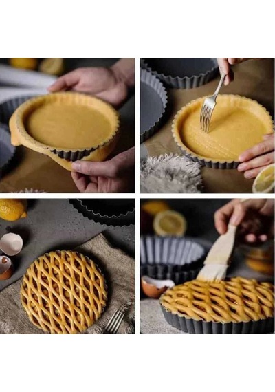 Tart Kalıbı 10 Cm Trt-10 Metal Siyah Diğer