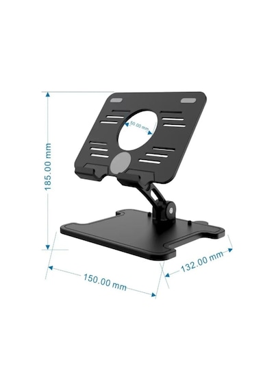 Katlanabilir Taşınabilir Masaüstü Tablet Standı Taşınabilir Tablet Şarj Standı Ayarlanabilir Stant