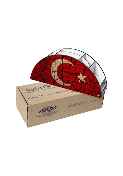 Ahşap Masaüstü Organizer Kalemlik Gökkuşağı Cetvelli 11 Gözlü, Tyc00807027498 Genel