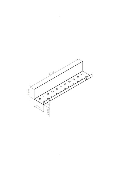 Dione Store Metal Banyo Rafı- Şampuanlık - Şampuan Düzenleyici Siyah