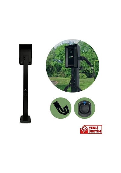 Chargemobile Elektrikli Araç Şarj İstasyonu Montaj Ayağı Pedestal Standart