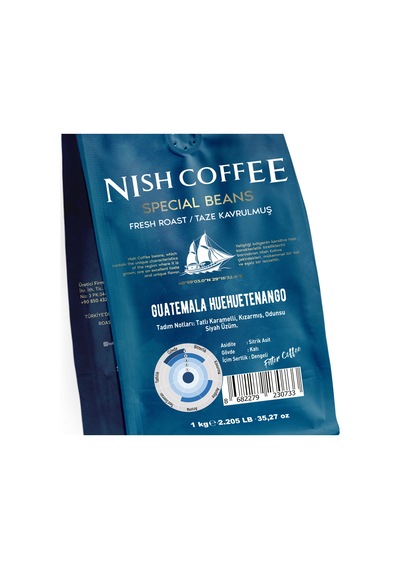 Nish Filtre Kahve Guatemala Huehuetenango 1 Kg Çekirdek Kahve