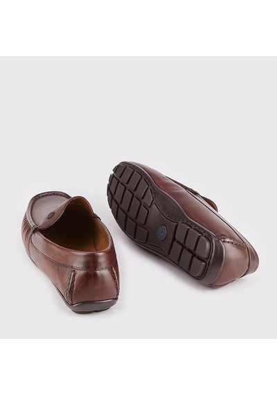 Cabani Hakiki Deri Kahverengi Erkek Loafer Ayakkabı Kahverengi (521643695) Kahverengi