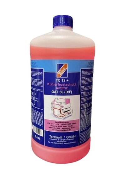 Technolit Oat Pembe, Kırmızı Antifriz 3lt -56 Derece Renkli