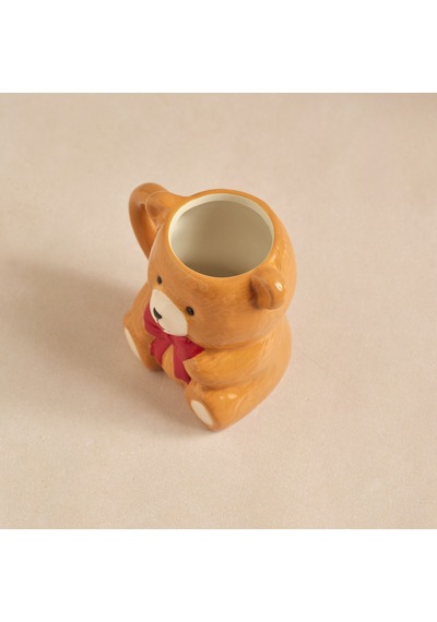 Karaca New Year Yılbaşı Lovely Bear Kupa 450 Ml Çok Renkli