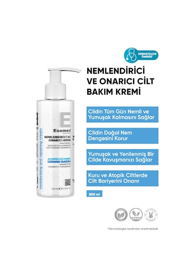Esomed Nemlendirici ve Onarıcı Krem 200 ML