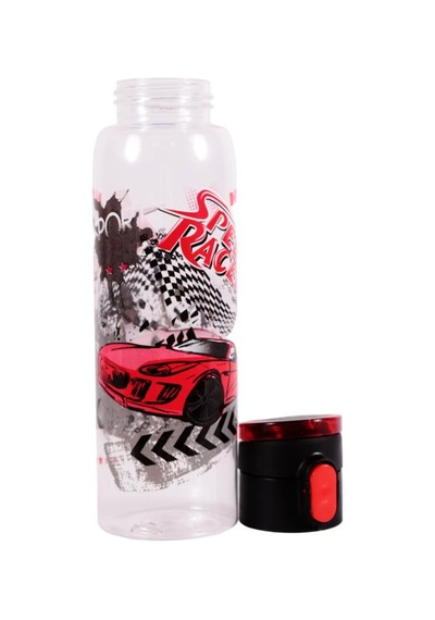 Herevin 161417-819 Askılı Desenli Opak Desenli Matara 500 Ml Siyah
