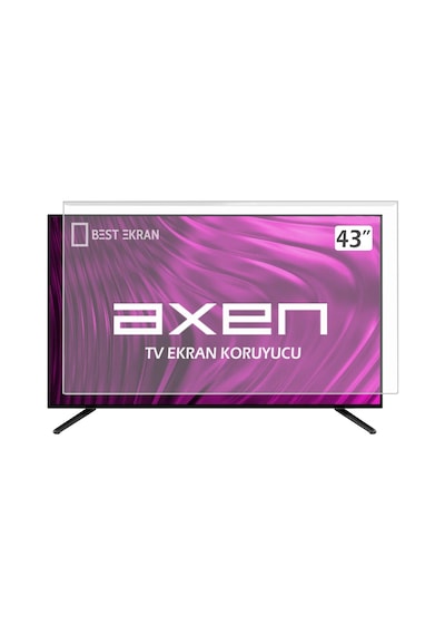 Axen 43" İnç 109 Ekran Koruyucu Kırılmaz Panel