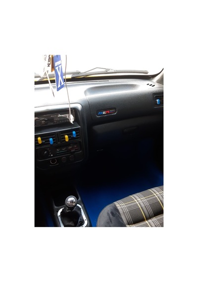 Peugeot 106 Rallye Torpido Yazısı 3d Petg Baskı Oem Görünüm Çift Taraflı Bantlı İç Aksesuar