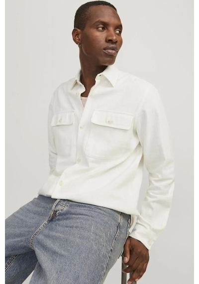 Jack & Jones Jprccraymond Erkek Gömlek Beyaz