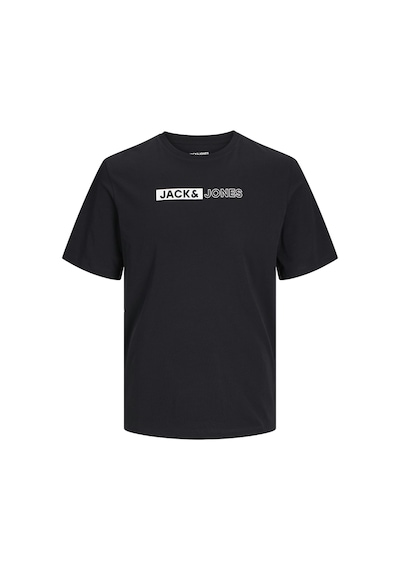 Jack & Jones Erkek T Shirt 12243630 Siyah Siyah
