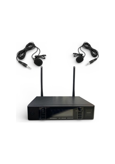 Rose Rw-211yy Uhf 2li Telsiz Yaka+yaka Mikrofon 2x100 Kanallı