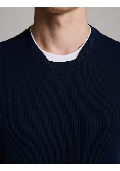 Pierre Cardin Lacivert Regular Fit %100 Pamuk Bisiklet Yaka Sweatshirt 50331600-vr033
