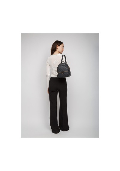 Guess Manhattan Iı Backpack Dark Taupe Logo