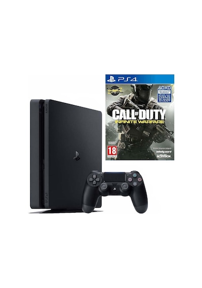 Playstation 4 Slim 500 GB Oyun Konsolu + Kol + Call Of Duty Infinite Warfare Ps4 Oyun (Teşhir)