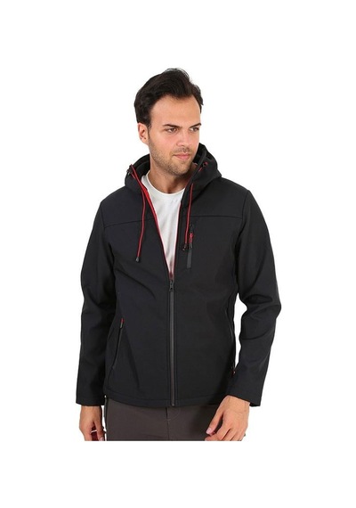 Exuma H Sshell Jacket M Erkek Ceket 2011100-010 Siyah-siyah Siyah