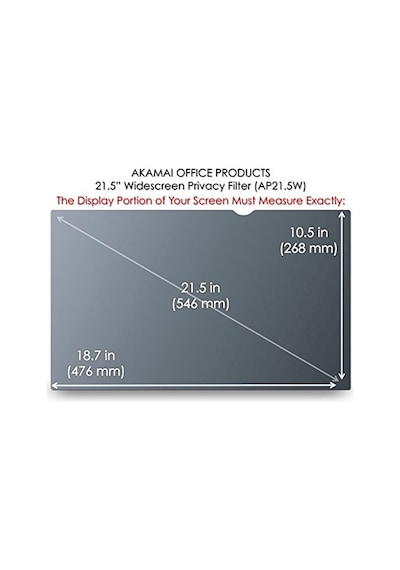 Akamai Ekran Gizlilik Filtresi 21.5"