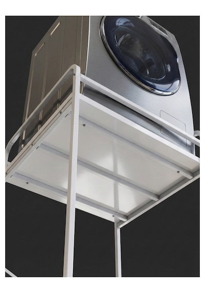 Reyo Falez 2 Katlı Çamaşır Makinesi Üstü Dolap Metal Banyo Organizeri Çok Amaçlı Raf - Beyaz 261 Reyo Falez 2 Katlı Çamaşır Makinesi Üstü Dolap Metal Banyo Organizeri Çok Amaçlı Raf - Beyaz 261