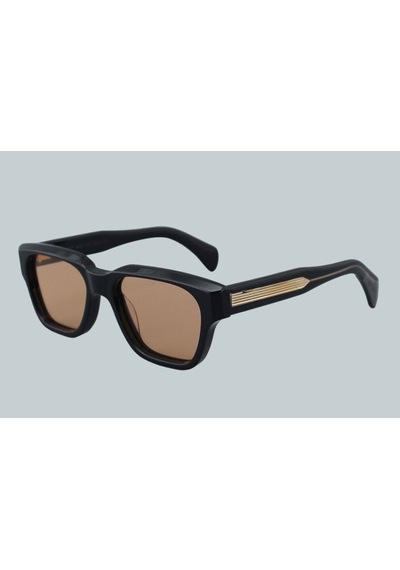 Leziff Montana Unisex Güneş Gözlüğü Siyah - Gold