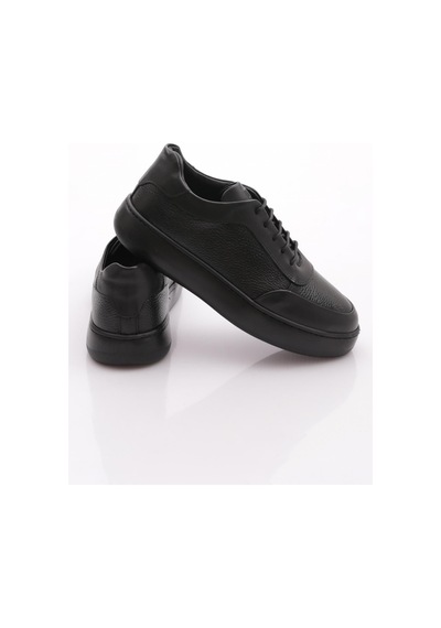 Dgn 203 Erkek Sneaker Ayakkabi Siyah Floater Siyah
