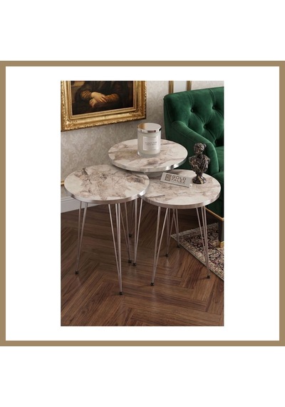 Kahveci.store Gümüş Tel Zigon Efes Beyaz 3'lü 22