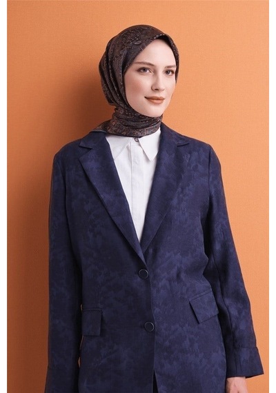 Armine İpek Eşarp 2027 Kış - 9631-31 Acı Kahve Twill