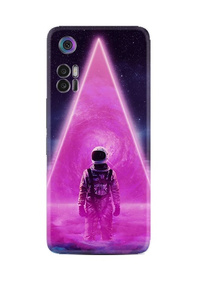 Tcl 30+ Plus Kılıf T676k Kılıf Resimli Desenli Silikon Platinium Series Astro Purple2 1907