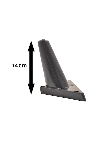 Zeygen Sena Plastik Mobilya Baza Koltuk Kanepe Ayağı Tek Ad. 14 Cm Siyah Zeygen Sena Plastik Mobilya Baza Koltuk Kanepe Ayağı Tek Ad. 14 Cm Siyah