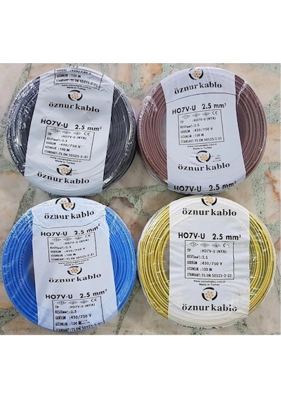 Öznur 2,5mm2 NYA KABLO ( 5 Metre )